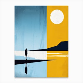 Day In The Life, Scandinavian Simplicity Canvas Print