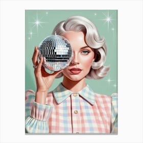 Disco Ball 30 Canvas Print