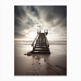Stairway To the beach Canvas Print