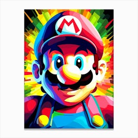 Mario Bros 12 Canvas Print