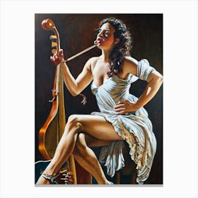 Nightclub Player Canvas Print