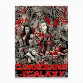 Guardians Of The Galaxy Film Movie Canvas Print