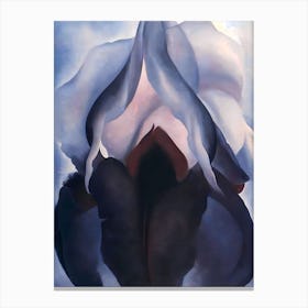 Georgia O Keeffe - Black Iris III Canvas Print