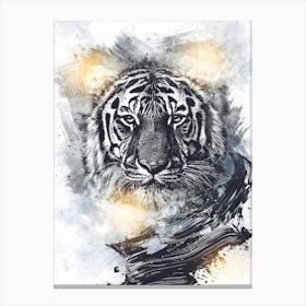 Poster Tiger Africa Wild Animal Illustration Art 01 Canvas Print