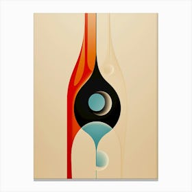 water drop abstract art Canvas Print
