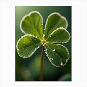 Four Leaf Clover Canvas Print