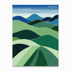 'Green Hills' Canvas Print