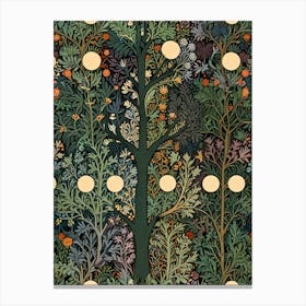 William Morris Tree Of Life 9 Canvas Print