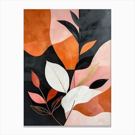 Abstract Leaves Canvas Print 6 Canvas Print