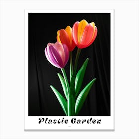 Bright Inflatable Flowers Poster Tulip 2 Canvas Print