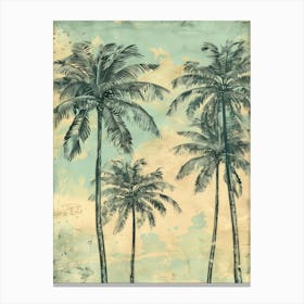 Palm Trees 25 Canvas Print