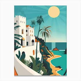 Mediterranean Coast Canvas Print