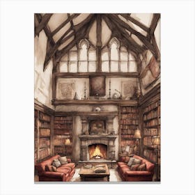 Library Canvas Print