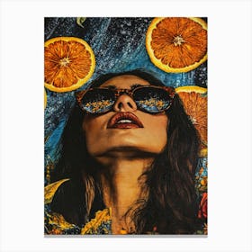 Woman In Sunglasses 6 Canvas Print