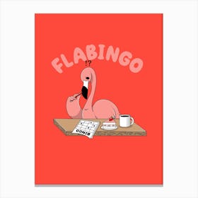 Flabingo Canvas Print