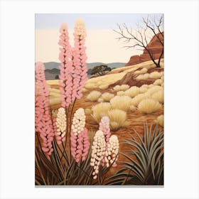 Prairie Clover 3 Flower Painting Canvas Print
