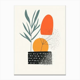 Modern Abstract Illustration Canvas Print