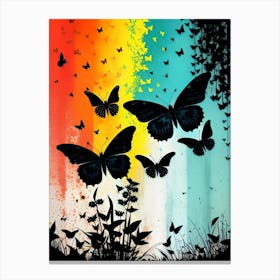 Butterflies In The Sky 33 Canvas Print