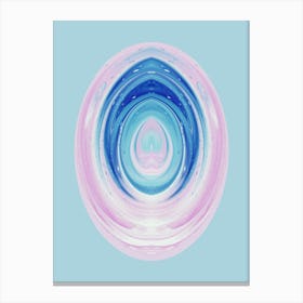 Pastel Healing Crystal Canvas Print
