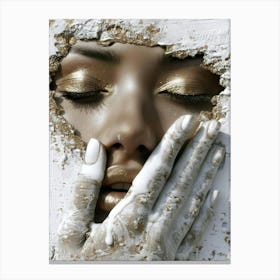 Gold Wall Art Canvas Print