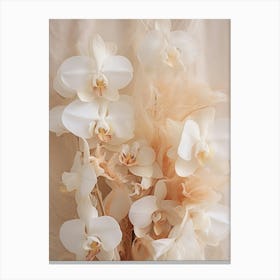 Boho Dried Flowers Orchid 4 Canvas Print