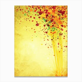 Confetti Explosion Canvas Print