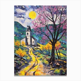 Gubbio Italy 4 Fauvist Painting Canvas Print