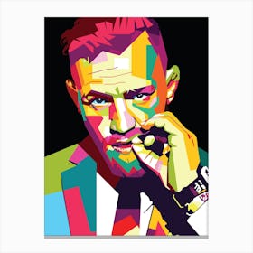 Conor Mcgregor Pop Art Canvas Print