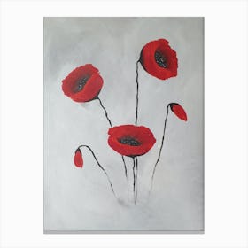 Red Poppies Canvas Print