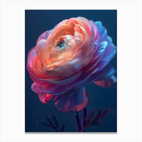 Kaleidoscope Flower Canvas Print