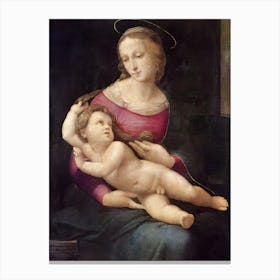 Madonna And Child Canvas Print