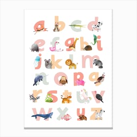 Nursery Alphabet Canvas Print