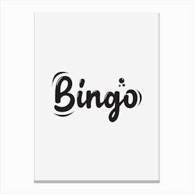 Bingo Canvas Print