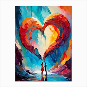 Love In The Heart Canvas Print
