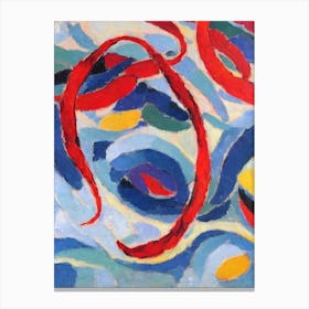 Antarctic Krill Matisse Inspired Canvas Print