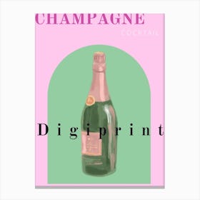 Champagne Cocktail Canvas Print