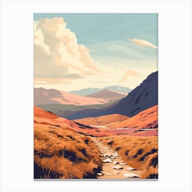 West Highland Way Ireland 1 Hiking Trail Landscape Canvas Print