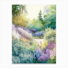 Chanticleer Garden, Usa 2, Pastel Watercolour Canvas Print