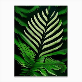 Spruce Leaf Vibrant Inspired 1 Canvas Print