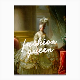 Fashion Queen Canvas Print