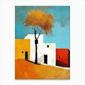 House On The Hill, Mexico Canvas Print