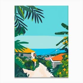 Ishigaki Japan Colourful Illustration Canvas Print