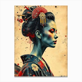 Geisha - Creative Portrait Canvas Print