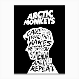 alex turner Arctic Monkeys Canvas Print