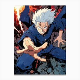 Satoru Gojo Jujutsu Kaisen Anime Manga 3 Canvas Print