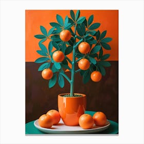 Orange Tree Canvas Print