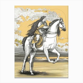 Aphrodite On Horseback Canvas Print