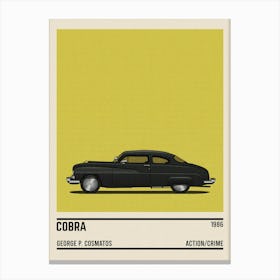 Cobra Movie Car Canvas Print