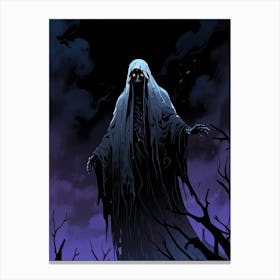 Spooky Ghost 1 Canvas Print