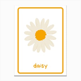 Daisy Flower Canvas Print